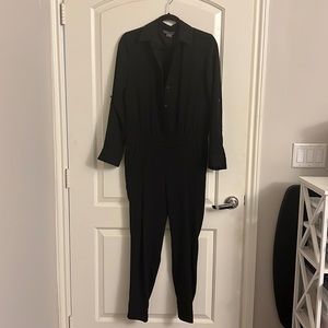 Vince black jumpsuit, size 4